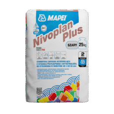 Nivoplan Plus, Mapei Nivoplan Plus, tasandussegu, seinte tasandussegu, lagede tasandussegu, betooni tasandamine, krohviparandus, tsemendipõhine tasandussegu, seinte silumine, aluspinna tasandamine