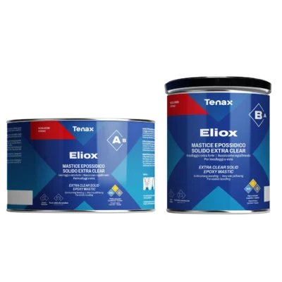 Tenax Eliox A+B, epoksükitt, läbipaistev epoksükitt, epoksüliim kivile, kiviliim, looduskivi liim, kvartsi liim, keraamika liim, professionaalne kiviliim, Tenax epoksüliim